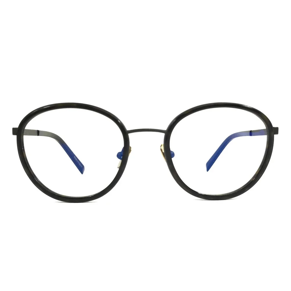 Tom Davies Eyeglasses Frames TD741 Col. 2207 Matte and Polished Black 47-19-140